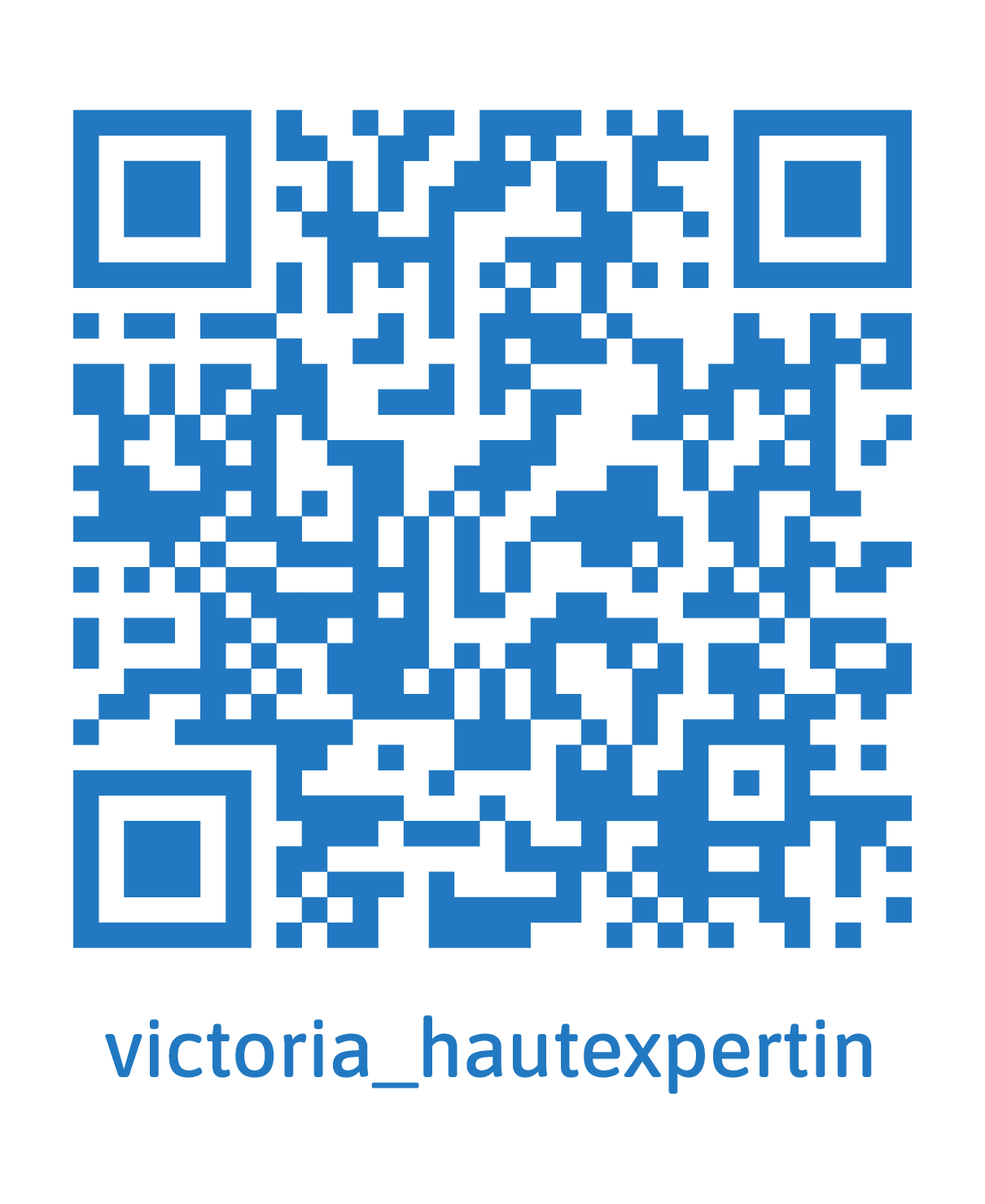 QR-Code für Instagram victoria_hautexpertin
